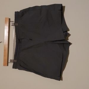 Green drawstring shorts